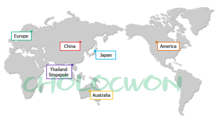 Global Networks, Europe, China, Thailand, Singapole, Australia, Japan, America